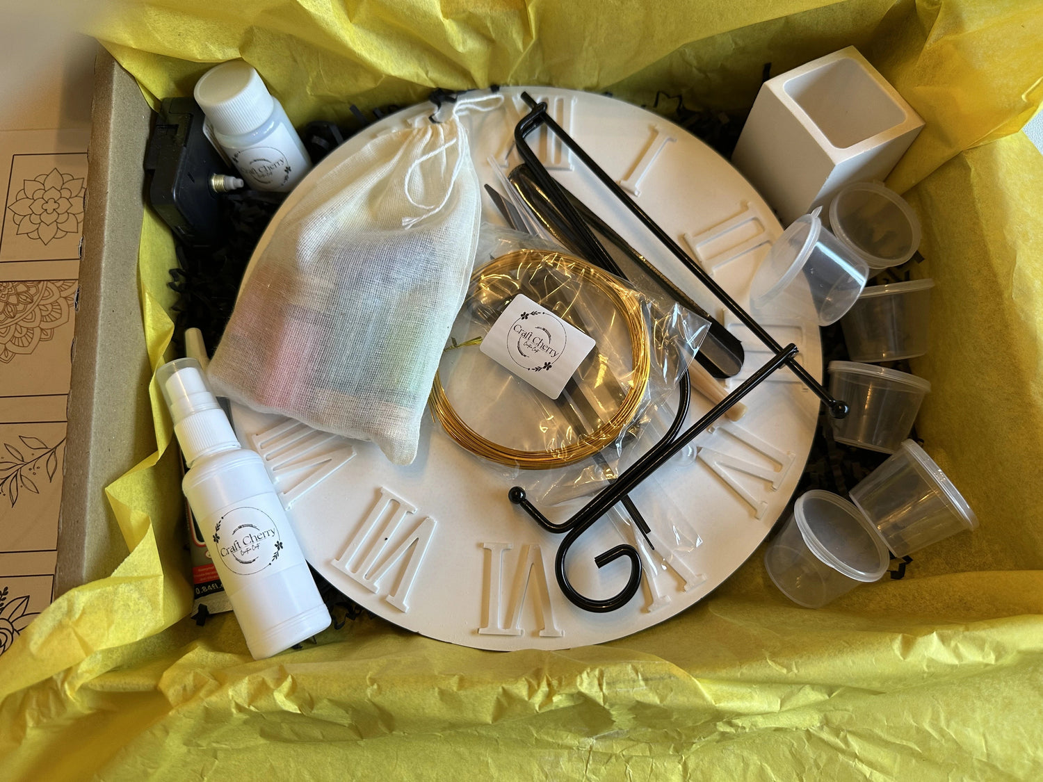 craft subscription box with cloisonne and filigree